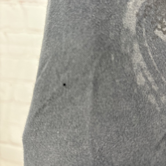 Y2K Rass Gothic Cross Knight T Shirt Mens XL Black Pima Cotton Double Sided Emo - Picture 4 of 13